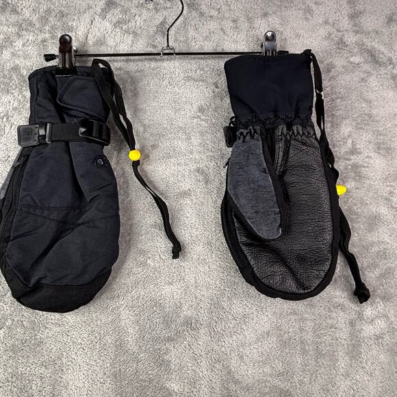 Burton Snowboard Woman's Mittens XL RN# 87380 Waterproof Insulated Side Zipper - Picture 3 of 9